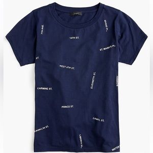 Jcrew streets of New York T-shirt size M